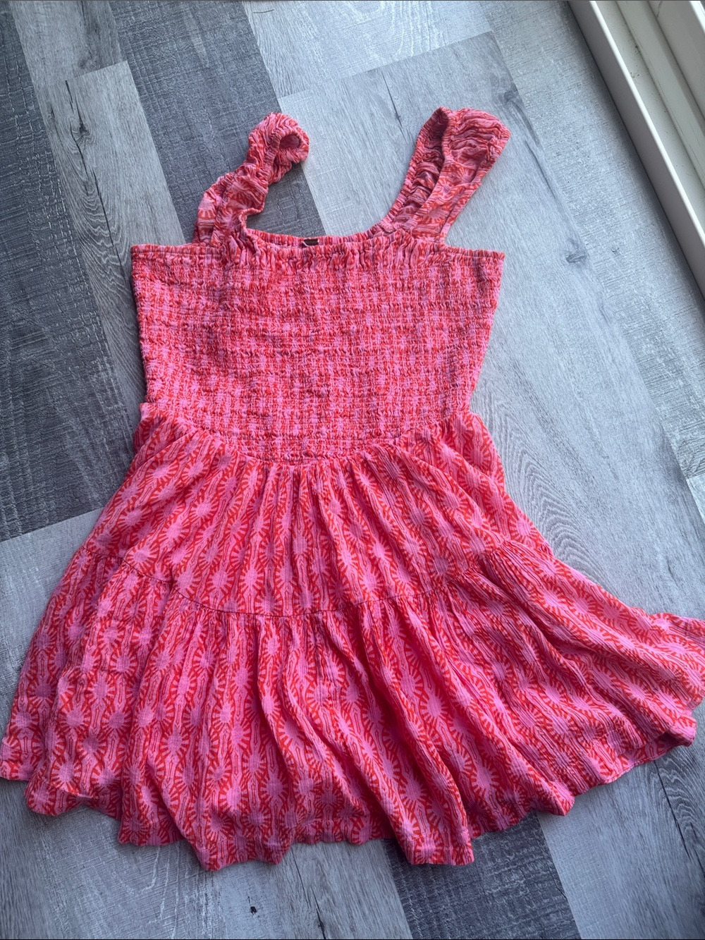 Free People Coral Sweet Annie Mini Dress Size Small S